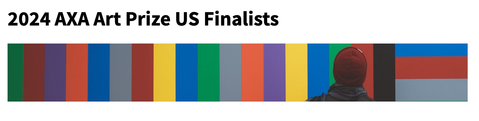 AXA Art Prize header text