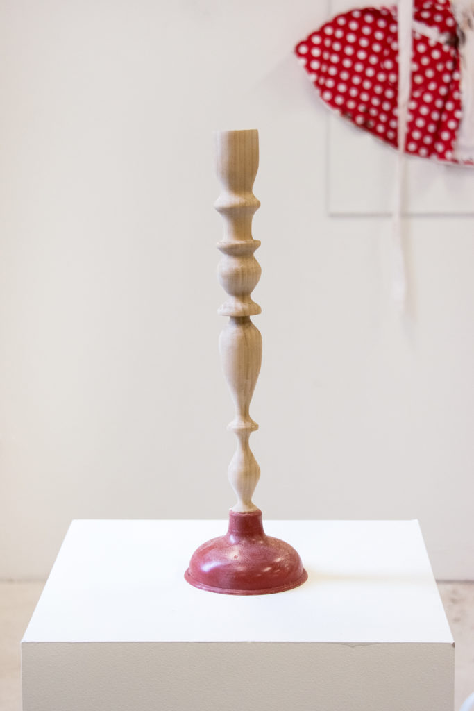 Some Décor - Bea Hurd, plunger, wood