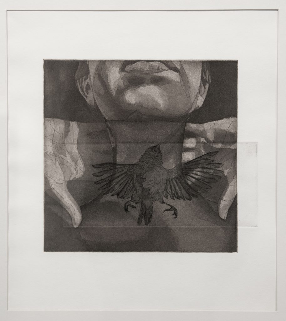 No Song Left to Sing, Carlissa Shaw, intaglio