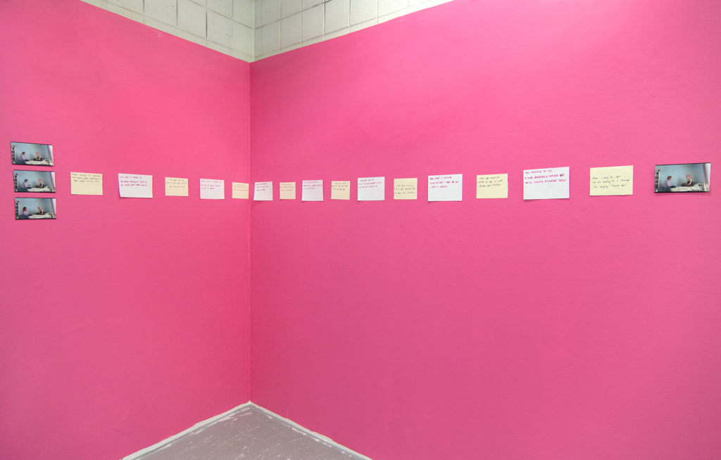 Words I Need to say/the things I couldn&#039;t tell you/words I need to hear - Kate Wilhite, installation, photos and artifacts
