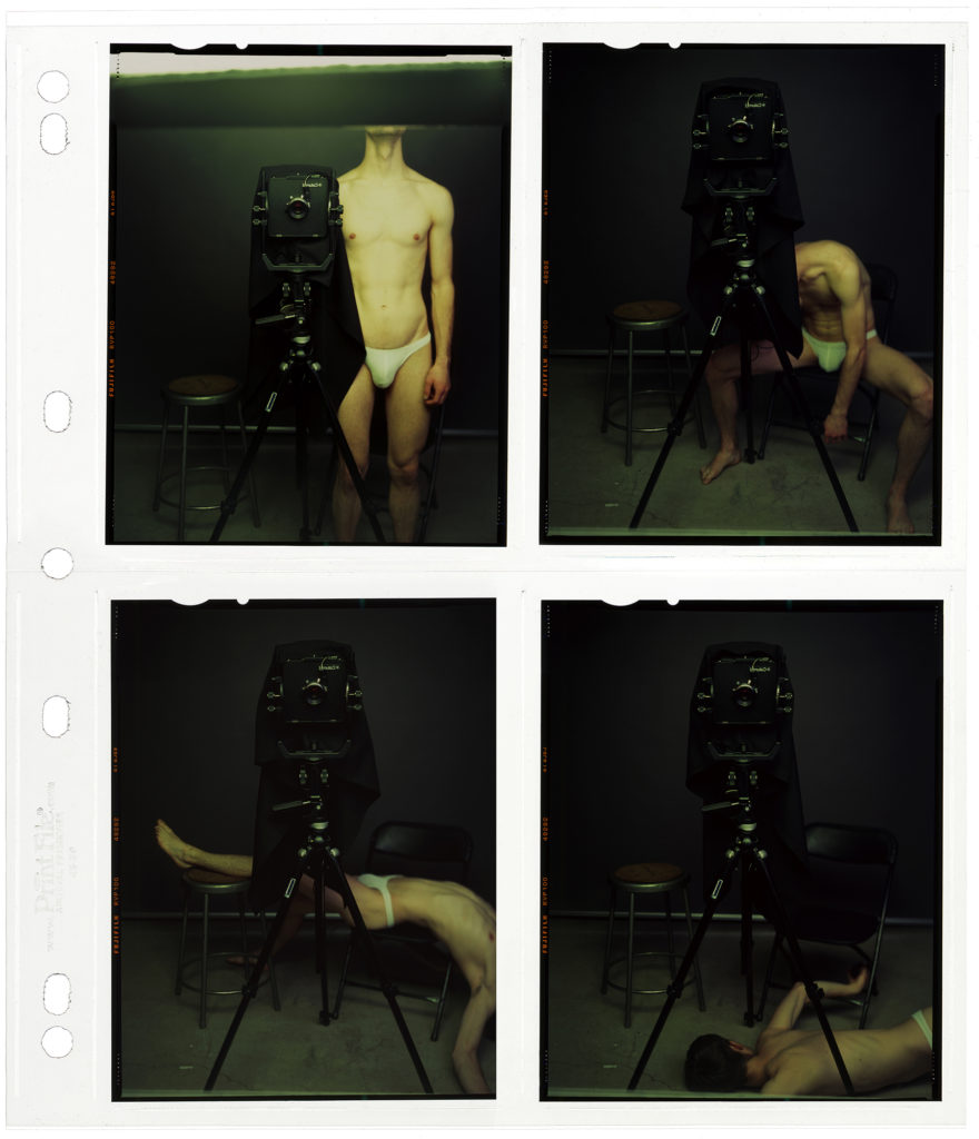 Untitled (The Death of Me) - Nate Francis, Velvia 100 4x5 color positive film, 4x5 film sheet protector