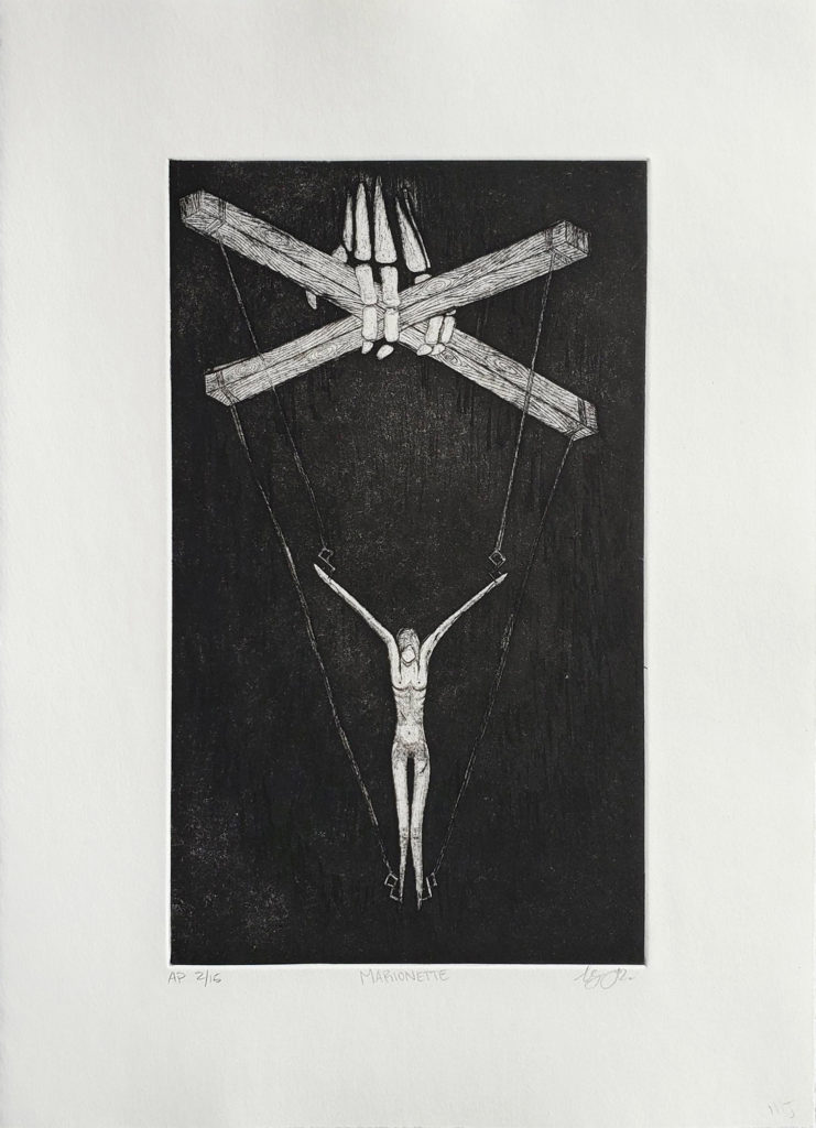 Marionette - Mary Jenkin, intaglio ed. 15