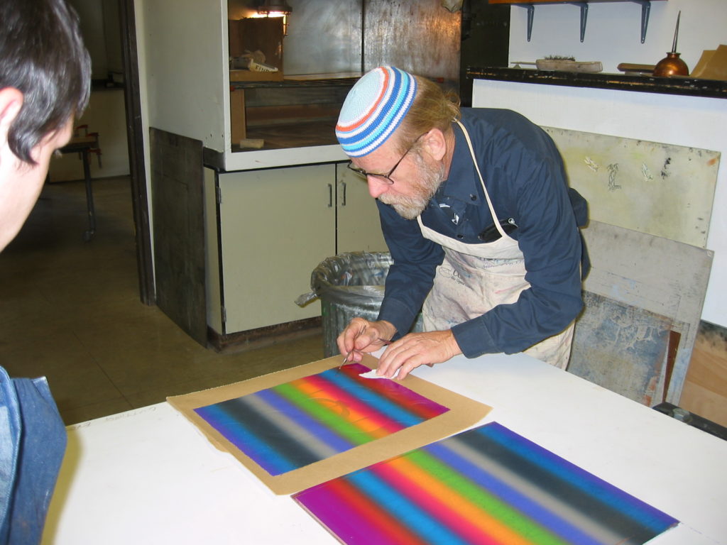 Printmaking workshop with Juergen Strunck