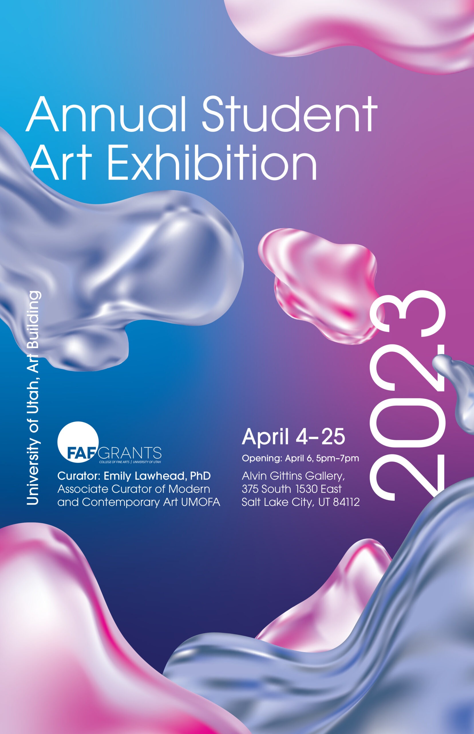 2023 Student Art Exhibition poster