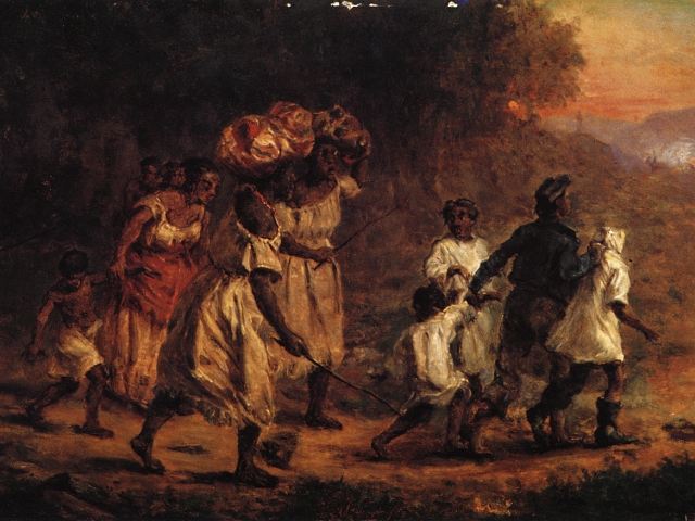 Escaping Slaves; François Auguste Biard, 1859