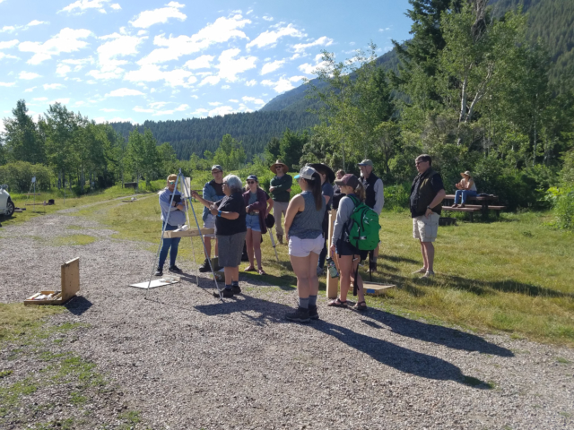 Taft Nicholson class in Montana, 2019