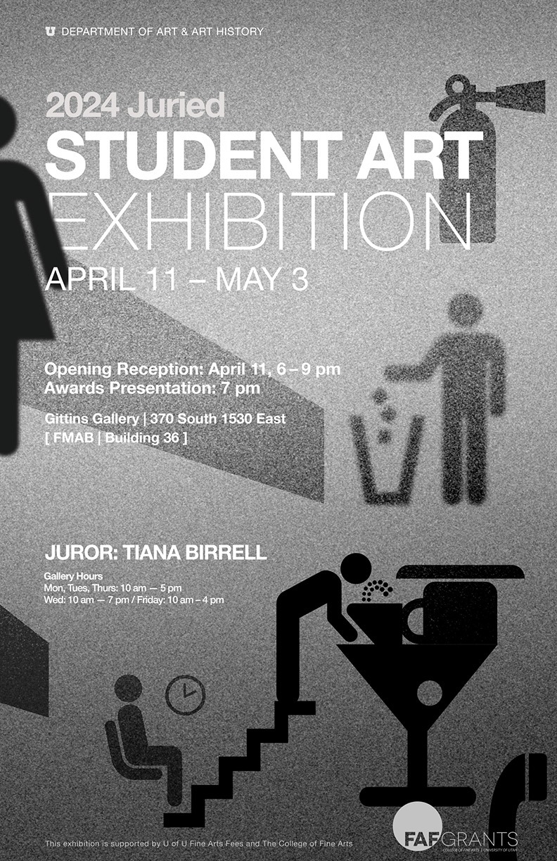 2024 Student Juried Show FLYER