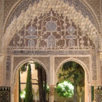 Alhambra, Mirador de Lindaraja, Granada, Spain