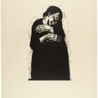 The Widow; Käthe Kollwitz, from 'Krieg' (War), portfolio (Dresden, 1923), plate 4, 1921 CE, woodcut