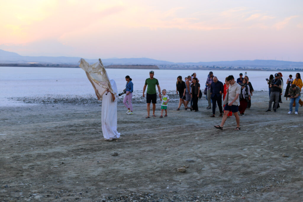 Prof. Beth Krensky during her performance in Cyprus