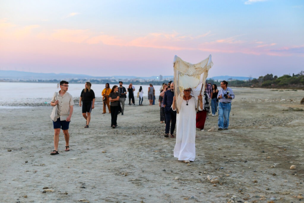 Prof. Beth Krensky during her performance in Cyprus