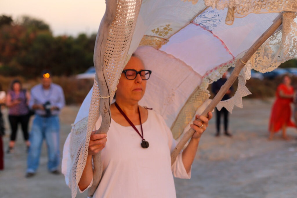 Prof. Beth Krensky during her performance in Cyprus