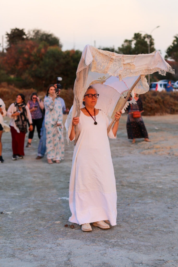 Prof. Beth Krensky during her performance in Cyprus