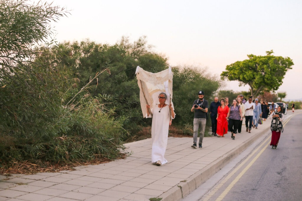 Prof. Beth Krensky during her performance in Cyprus