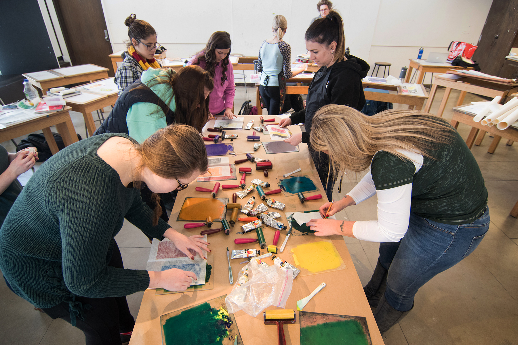 Printmaking Workshop in Art Teaching, 2019