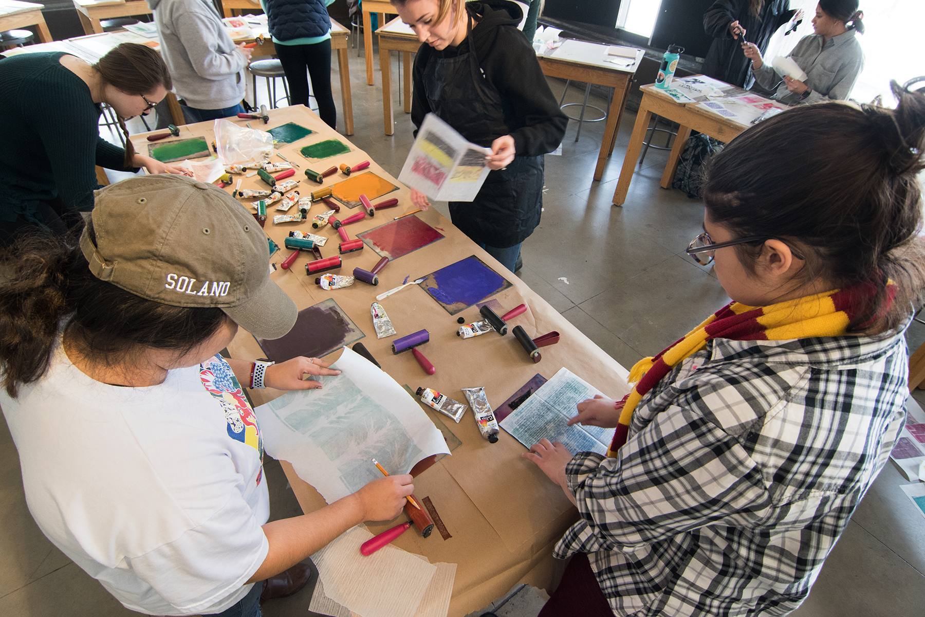 Printmaking Workshop in Art Teaching, 2019