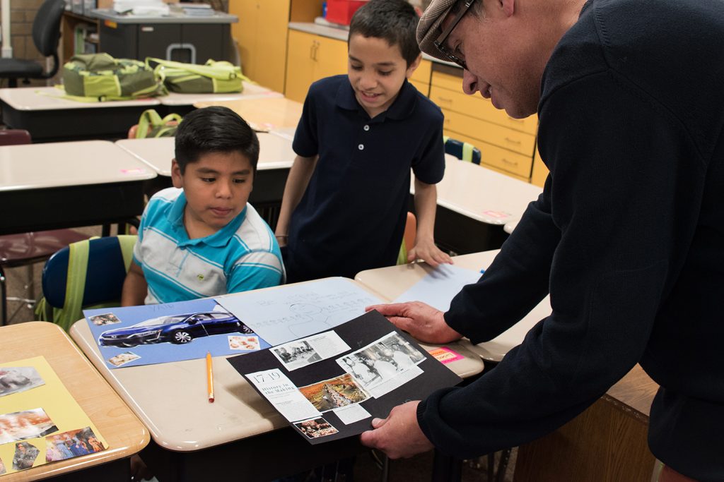 Art in the Community class at Mary W. Jackson Elementary School