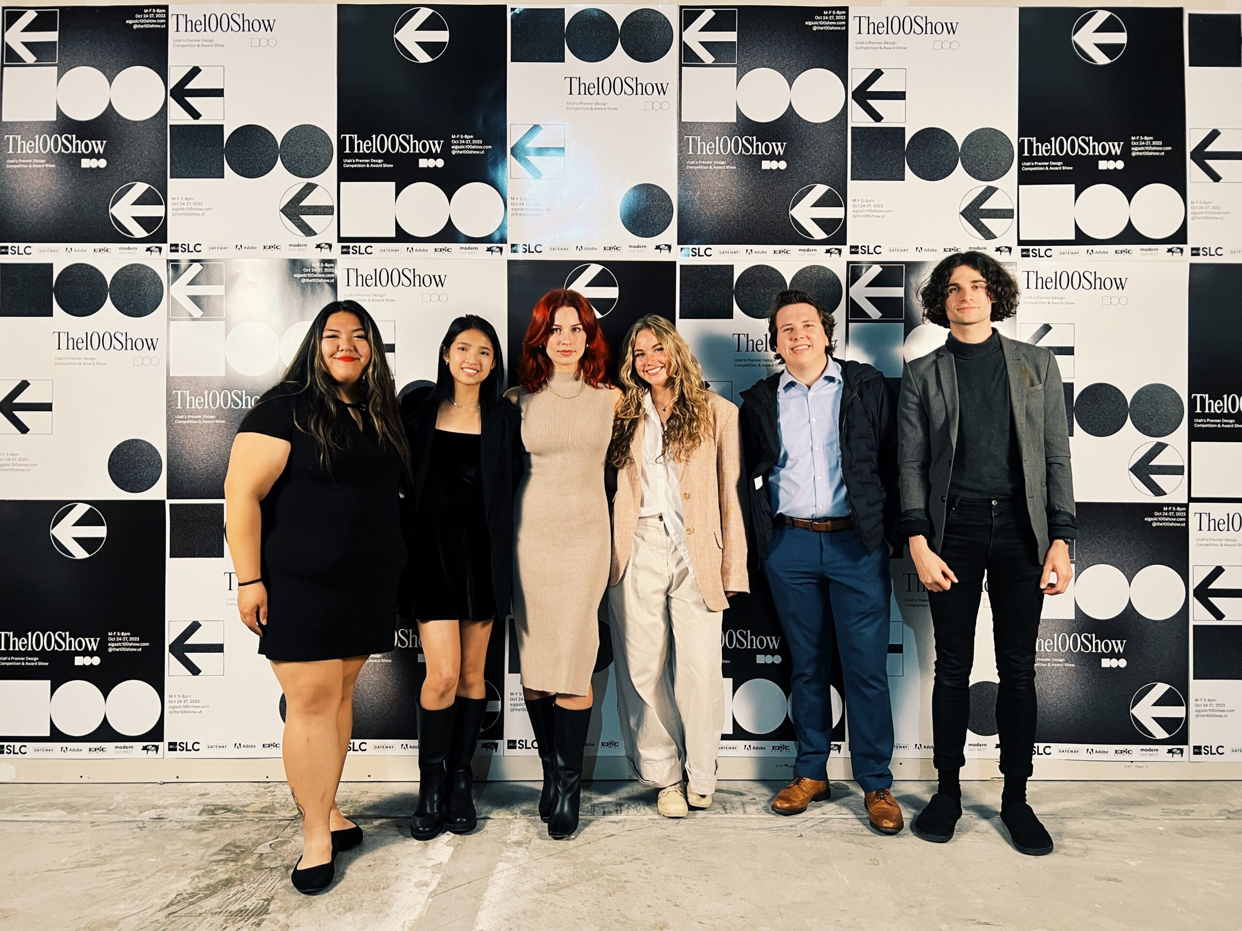 Students attending the 2023 Salt Lake Design AIGA 100 Awards Show