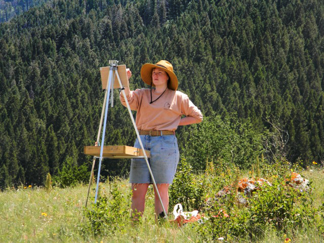 Plein Air Painting in Centennial Valley, Montana