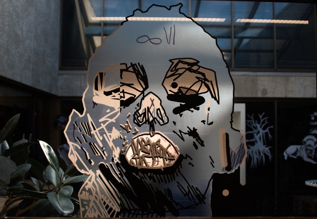 Digital Drawing, Vinyl Installation by Nolan Flynn