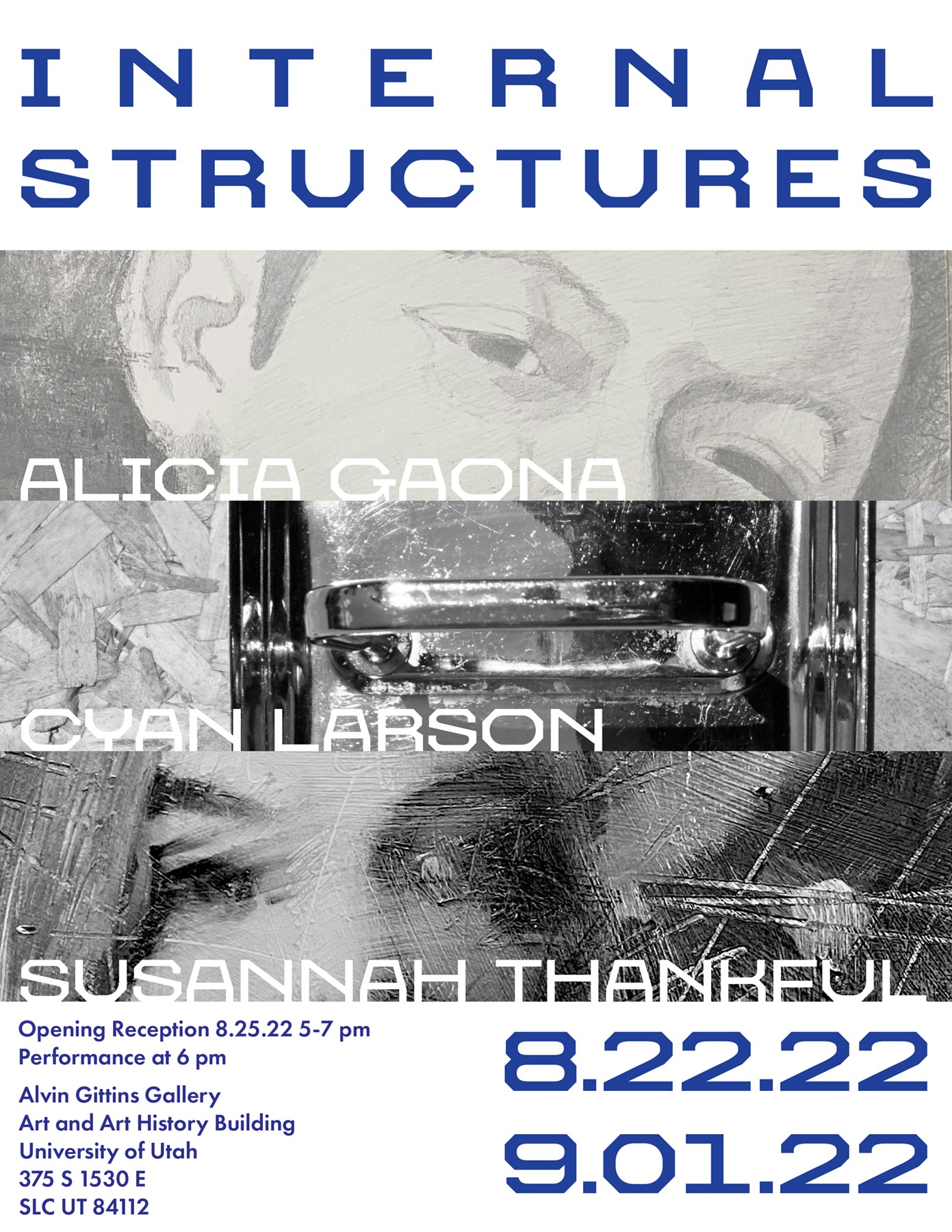 Internal Structures Exhibition flyer