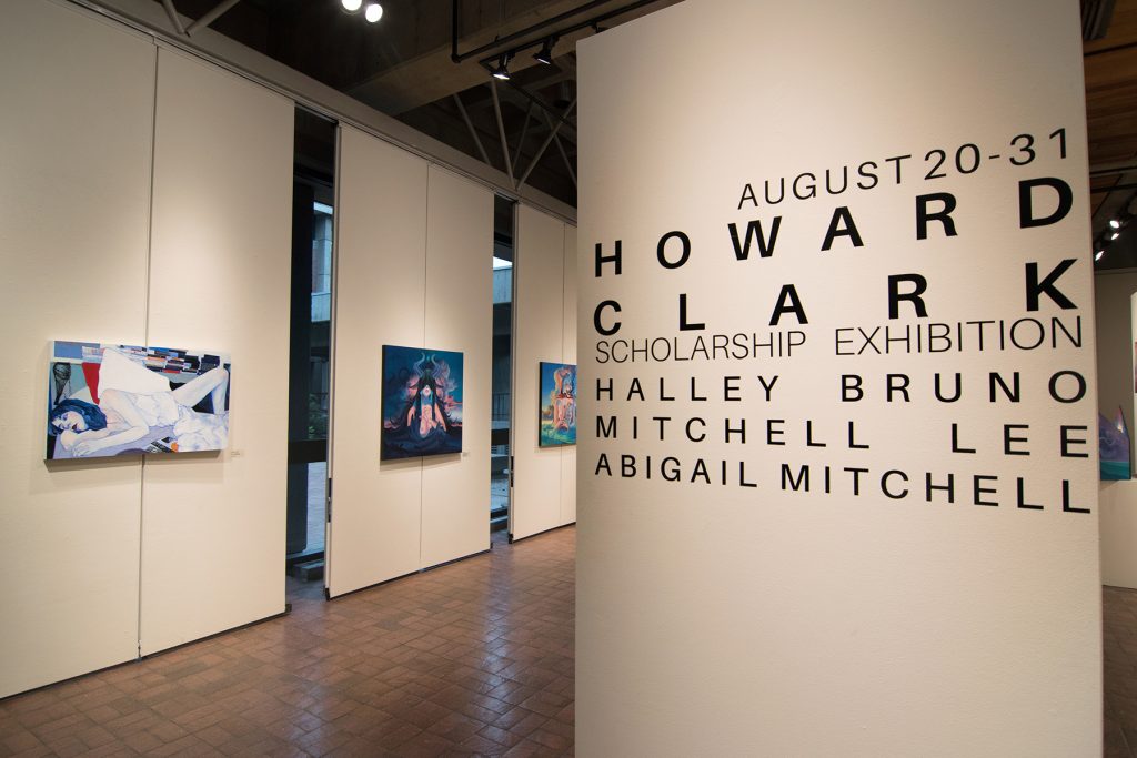 Howard Clark Scholarship Exhibition, 2018, Gittins Gallery