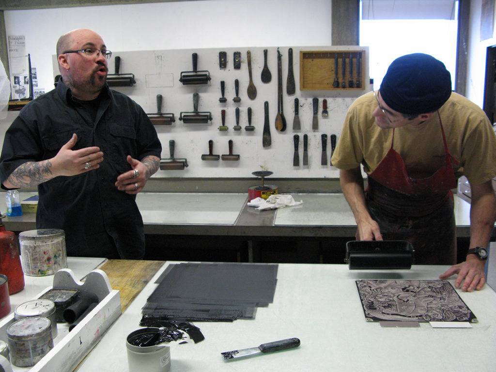 Printmaking Workshop with Tom Huck