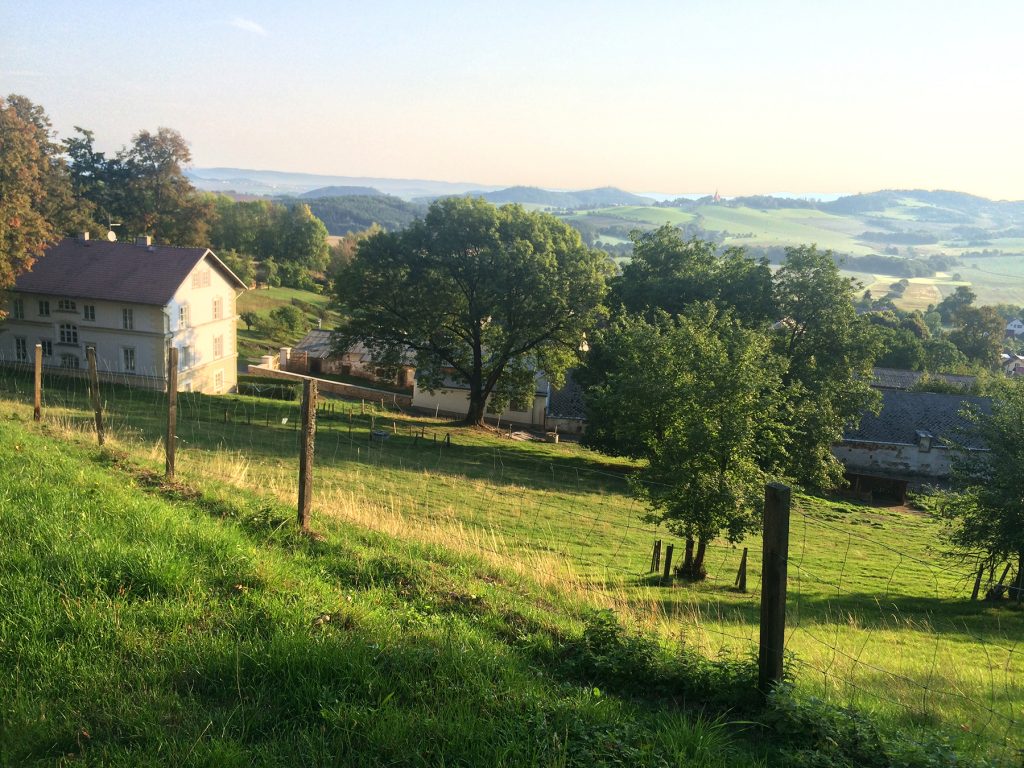 Czech Countryside around Klenova Castle