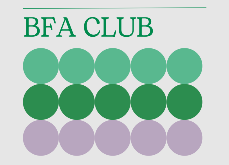 Poster for BFA Club meeting