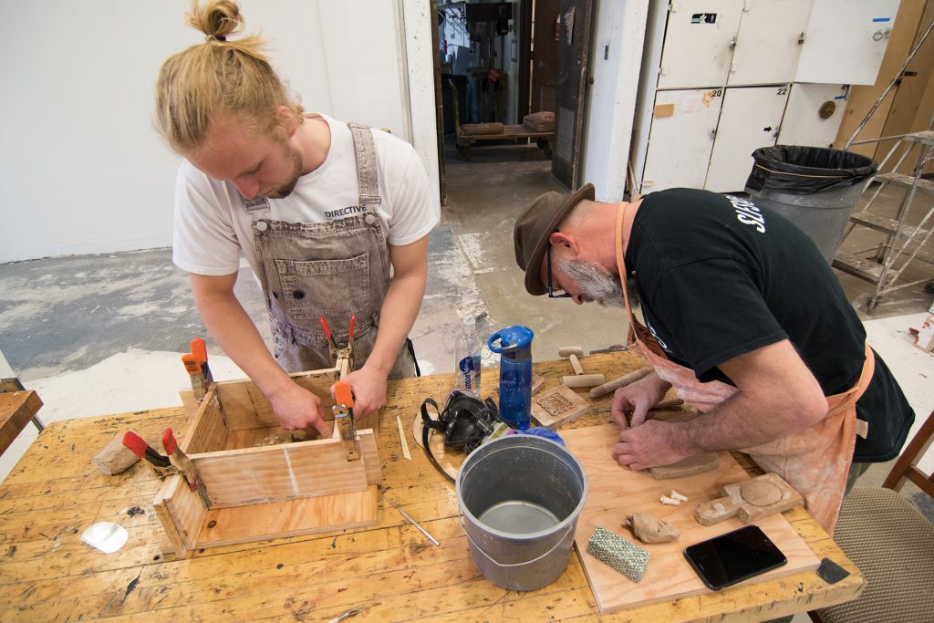 Glass Casting Workshop with visiting artist Mark Anderson