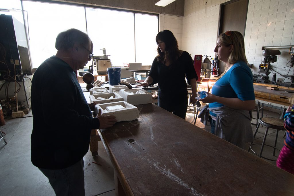 Glass Casting Workshop with visiting artist Mark Anderson