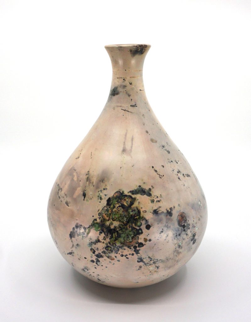 Pit Fired Vase, Hanna Bowen, 2020, ceramic