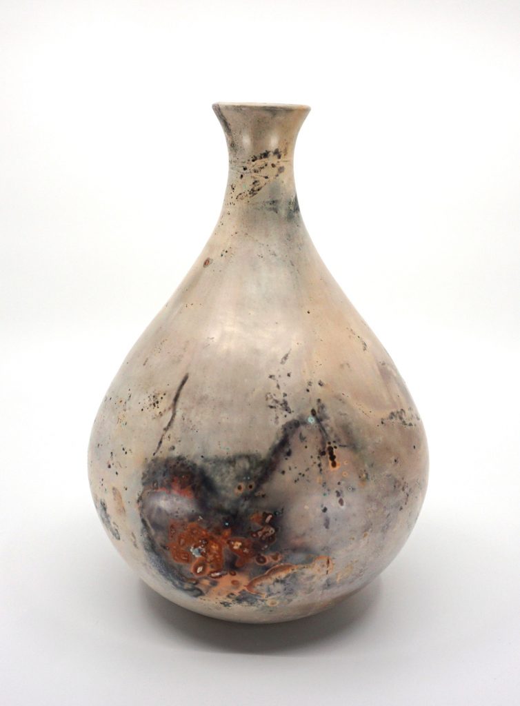 Pit Fired Vase, Hanna Bowen, 2020, ceramic