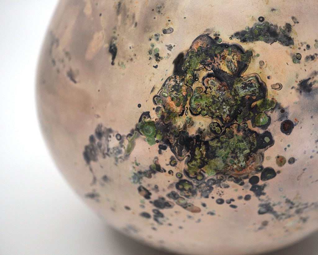 Pit Fired Vase, Hanna Bowen, 2020, ceramic