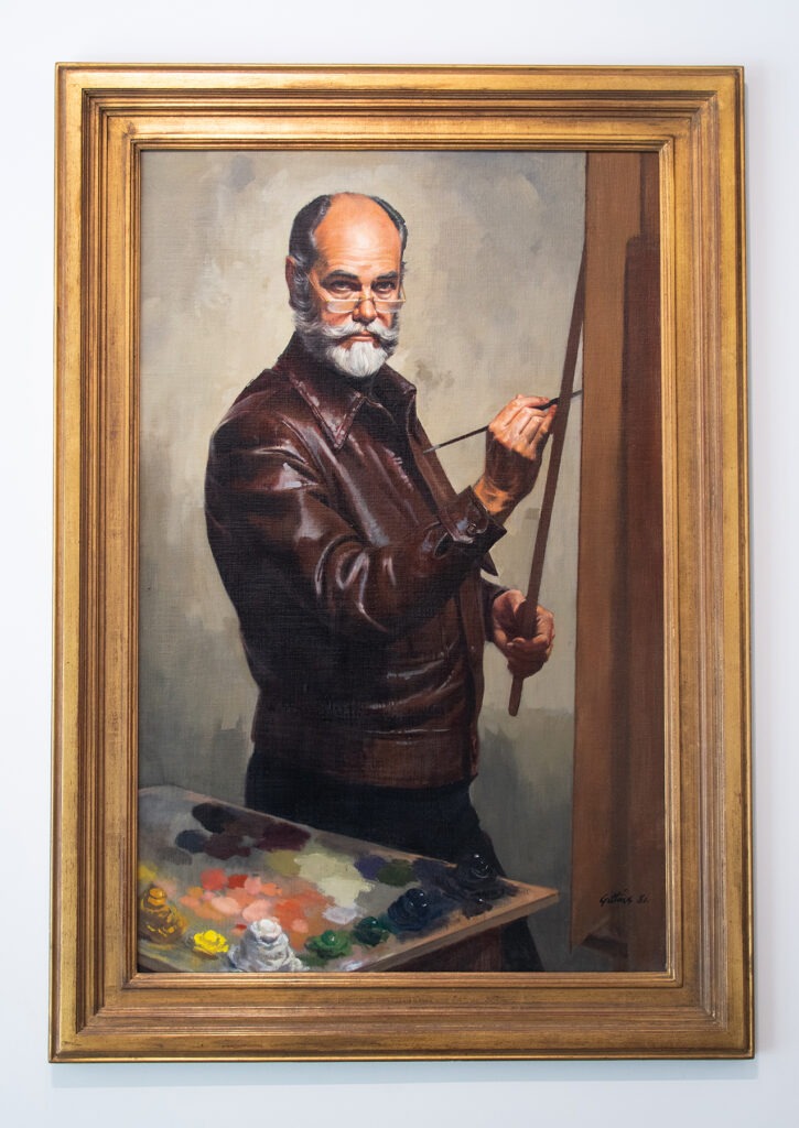 Return Inaugural Gittins Gallery Exhibition, March 2023  Alvin Gittins, Self Portrait