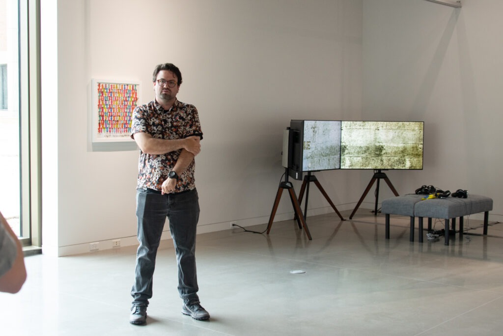 Justin Watson (BFA ‘14, MFA ‘16) talks about his work in the Return Exhibition