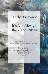Sandy Brunvand Exhibition Poster