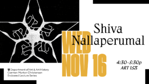 Shiva Nallaperumal artist talk