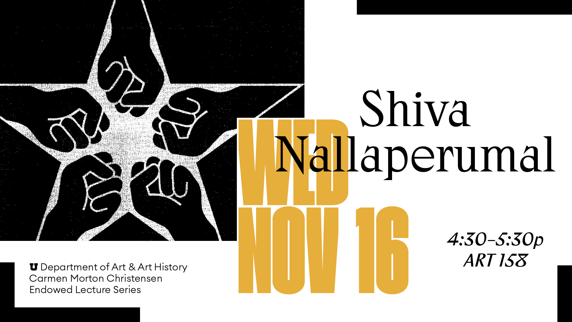 Shiva Nallaperumal artist talk