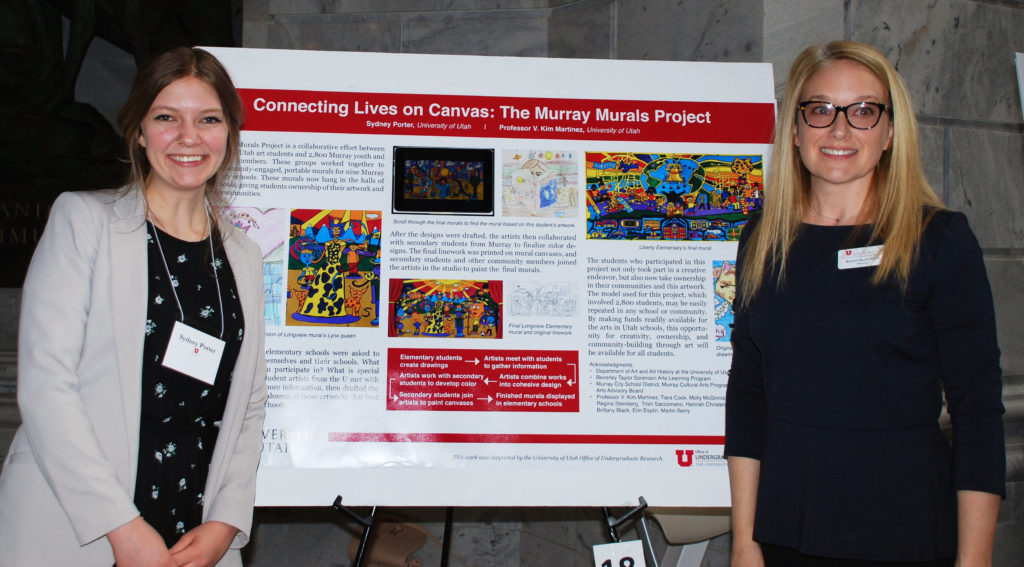 Sydney Porter and Rachel Hayes-Harb, Director of the Office of Undergraduate Research