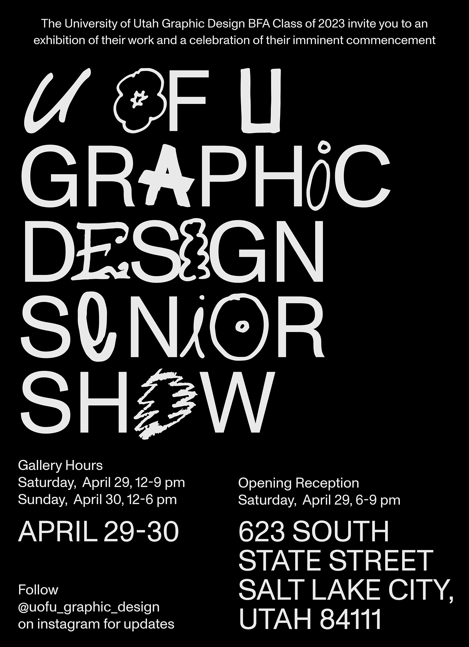 Graphic Design Senior Show 2023