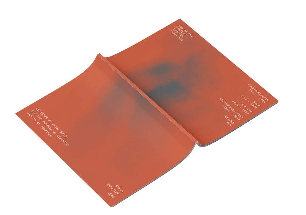 Modern Art Book, Jesse Smith, 2020, Book Design