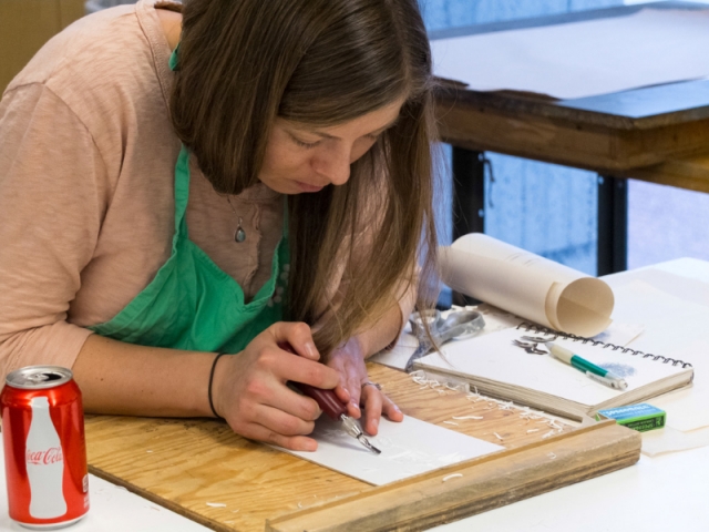 Lesley Dill Printmaking Workshop