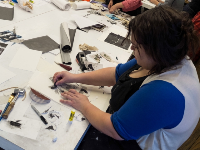Lesley Dill Printmaking Workshop