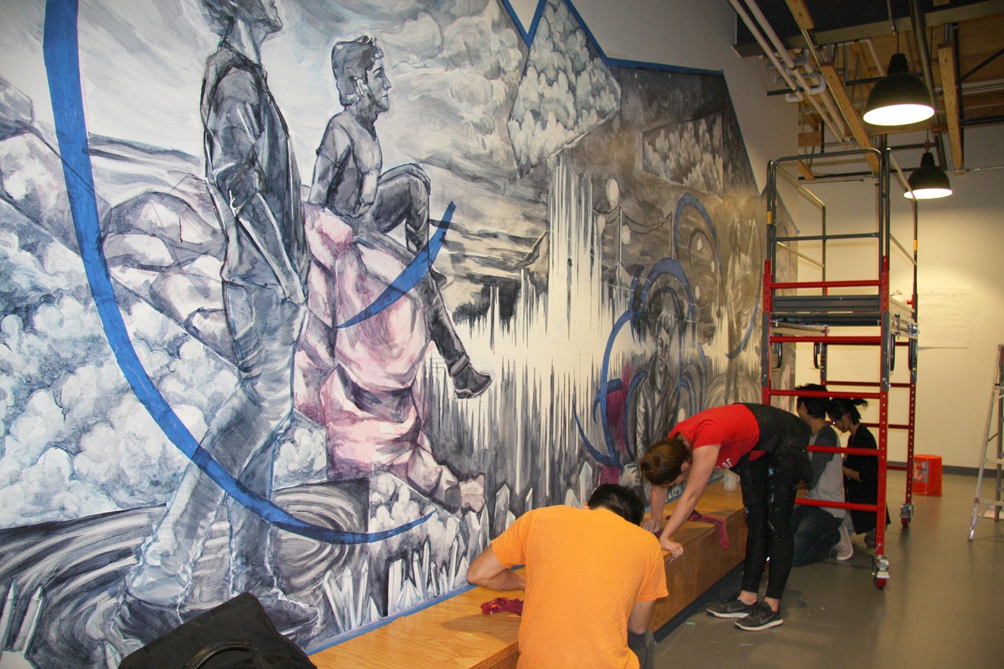 Mural Making Process – Department of Art & Art History