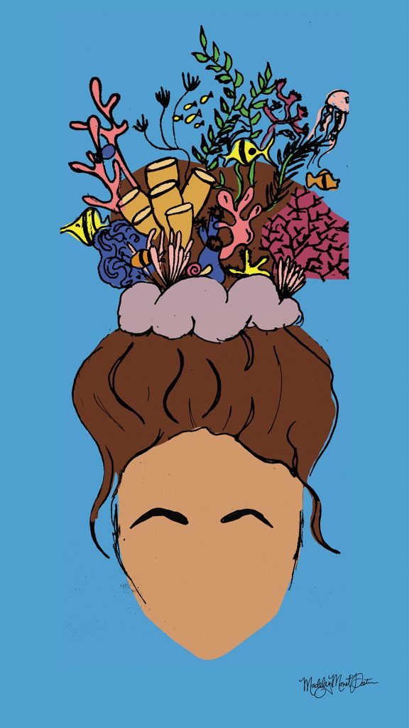 Messy Bun Inc., Madelyn Poston, 2020, Micron &amp; Sharpie